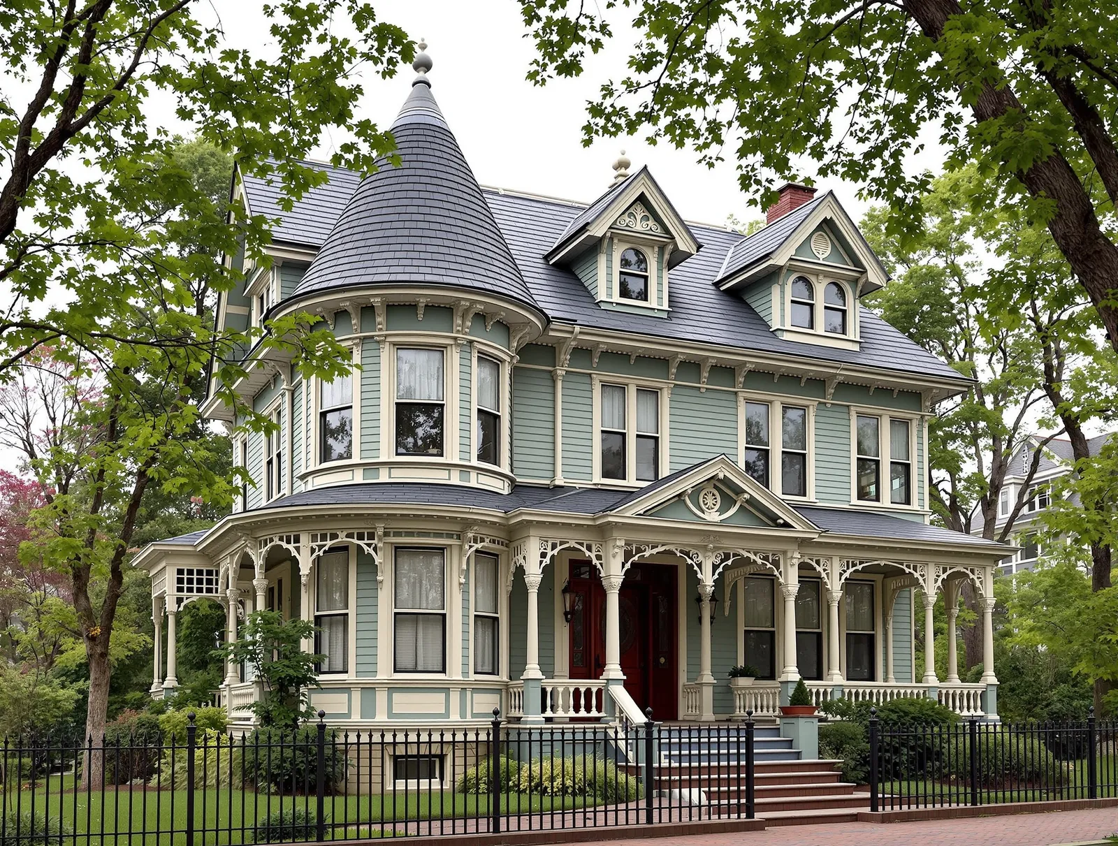 The Ashbury Victorian roof transformation — after